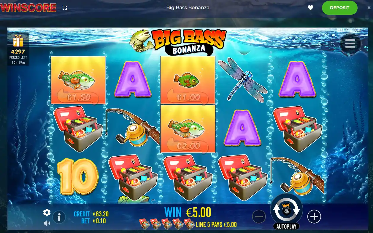 Демо Big Bass Bonanza