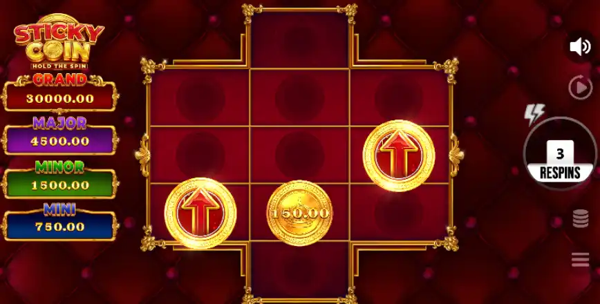 Бонусный раунд Sticky Coin