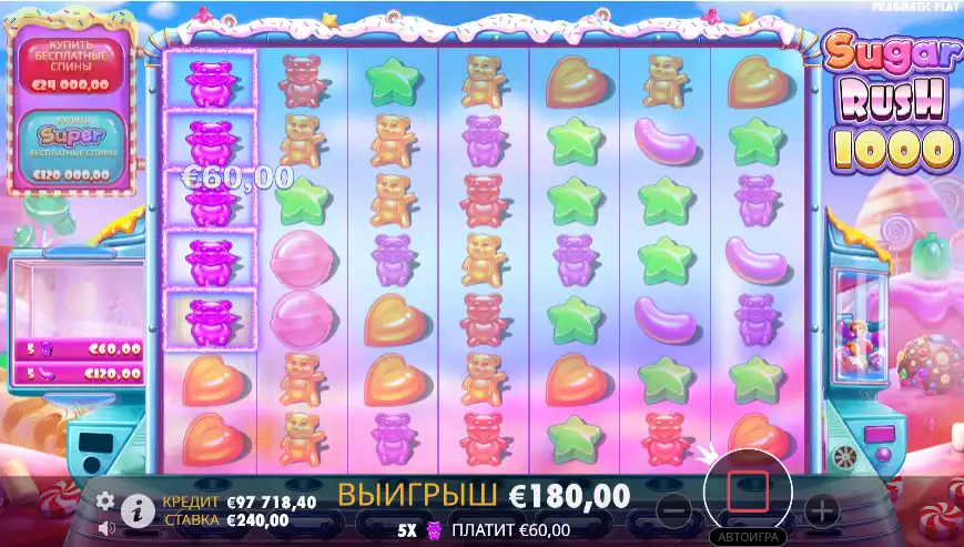 Демо Sugar Rush 1000