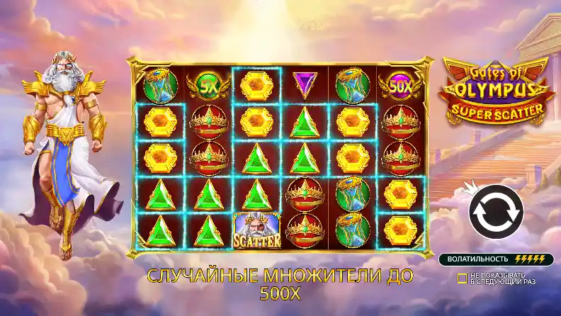 Gates of Olympus Super Scatter играть