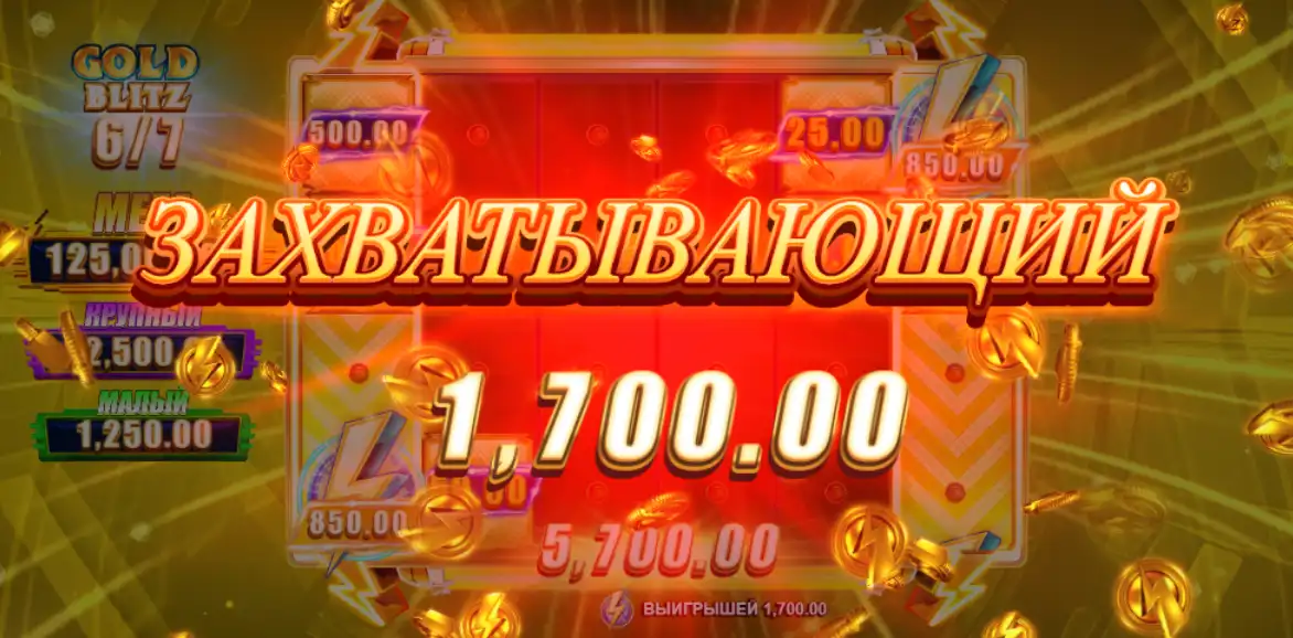 Выигрыш в Голд Блиц