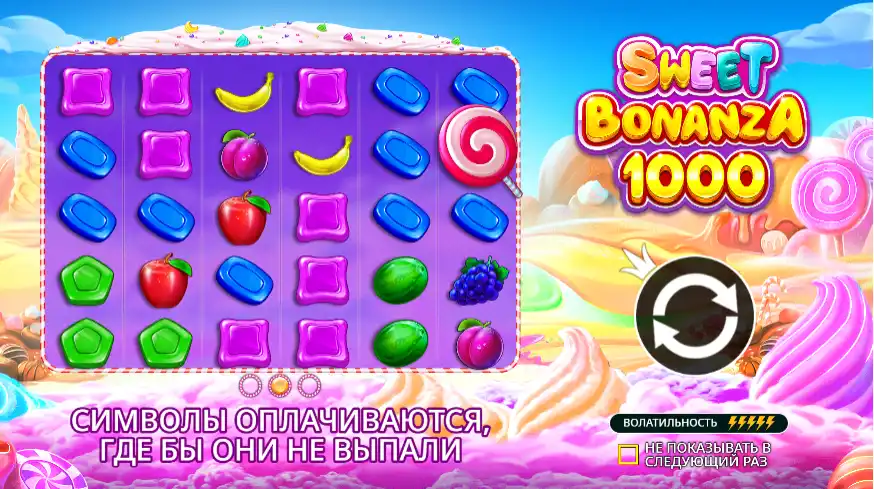 Играть в Sweet Bonanza 1000